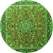 Machine Washable Persian Green Traditional Area Rugs, wshtr1659grn