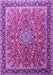 Machine Washable Persian Purple Traditional Area Rugs, wshtr1659pur