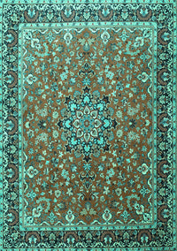 Persian Turquoise Traditional Rug, tr1659turq