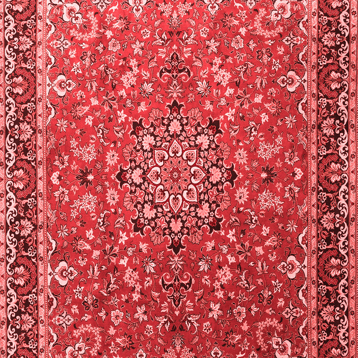 Machine Washable Persian Red Traditional Rug, wshtr1659red