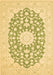 Medallion Brown Traditional Rug, tr165brn