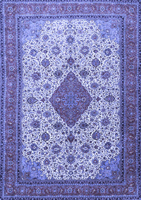 Medallion Blue Traditional Rug, tr1660blu