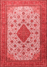 Medallion Red Traditional Rug, tr1660red