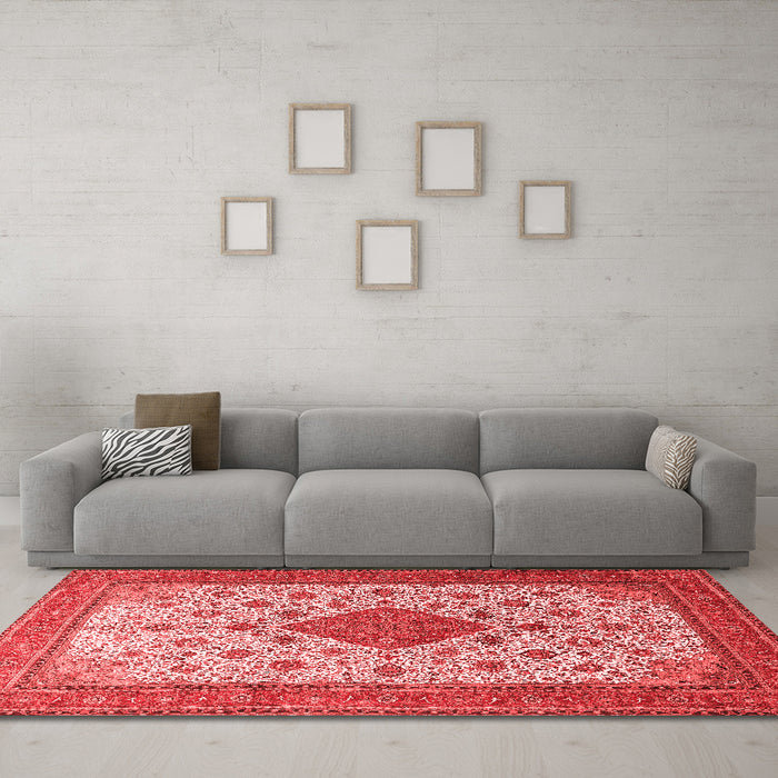 Traditional Red Washable Rugs