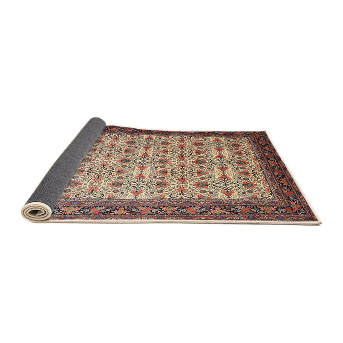 Sideview of Traditional Brown Persian Rug, tr1662