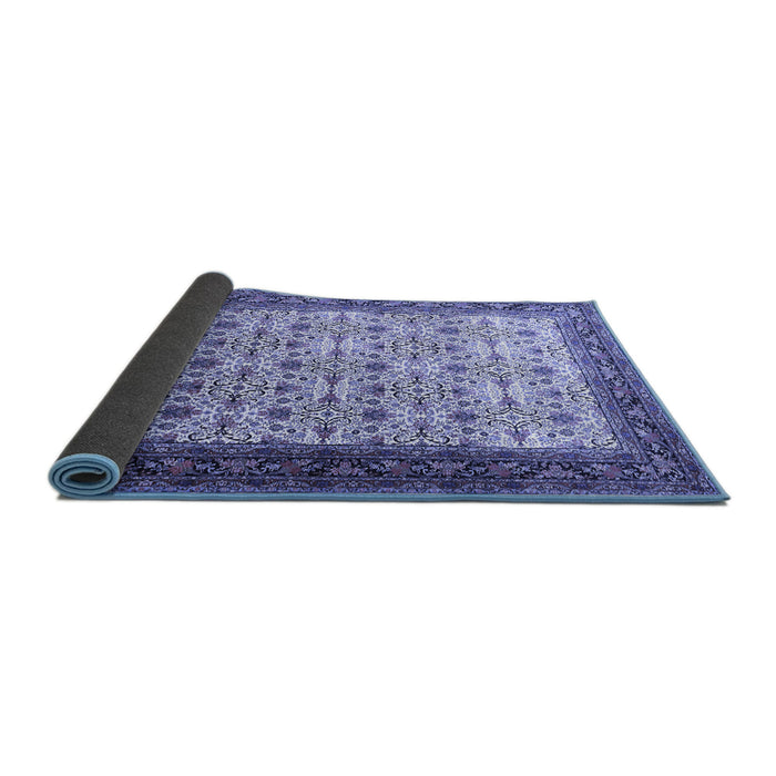 Sideview of Persian Blue Traditional Rug, tr1662blu