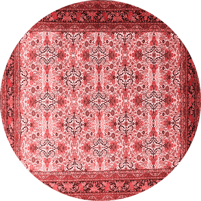 Machine Washable Persian Red Traditional Rug, wshtr1662red