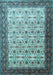 Machine Washable Persian Light Blue Traditional Rug, wshtr1662lblu