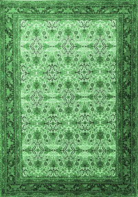 Persian Emerald Green Traditional Rug, tr1662emgrn