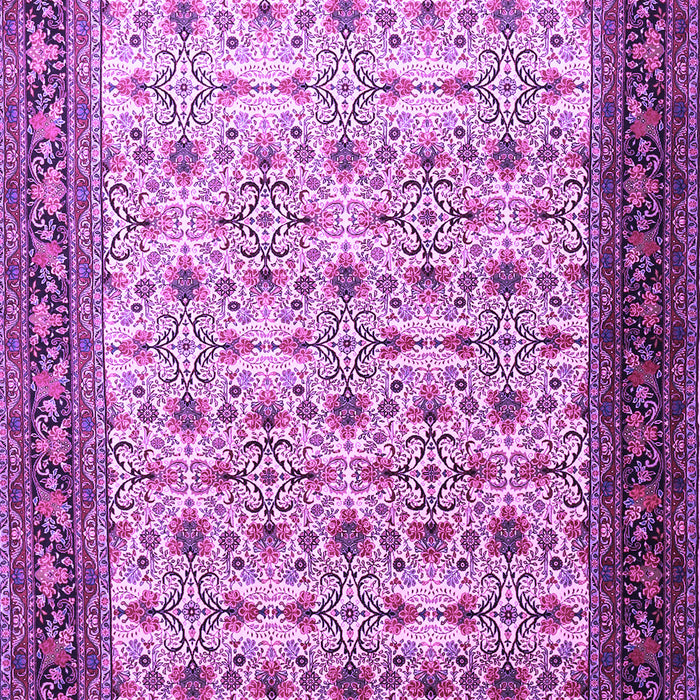 Machine Washable Persian Purple Traditional Area Rugs, wshtr1662pur
