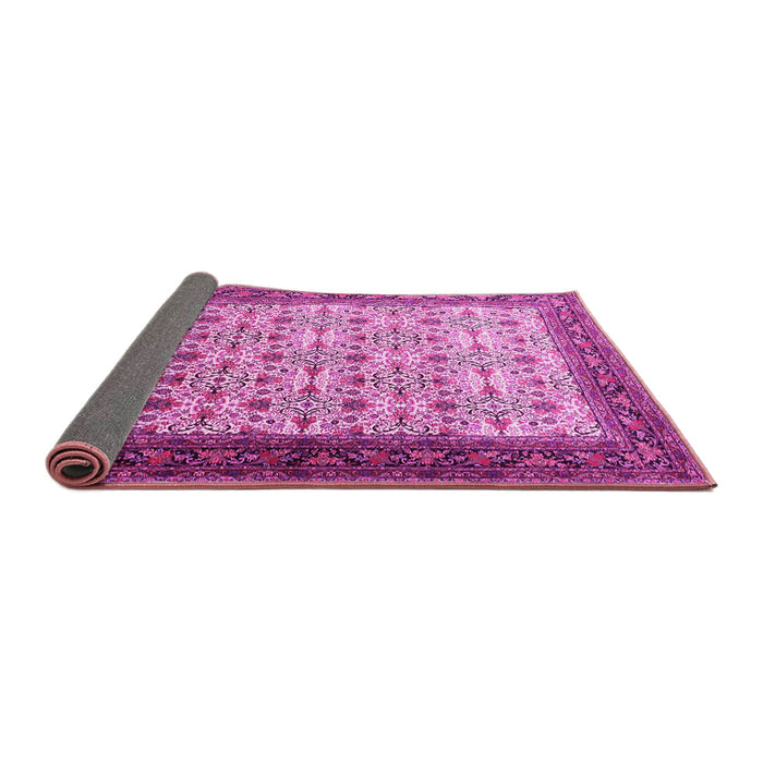 Sideview of Persian Pink Traditional Rug, tr1662pnk
