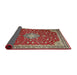 Sideview of Traditional Red Medallion Rug, tr1663