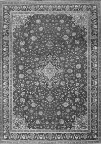 Medallion Gray Traditional Rug, tr1663gry