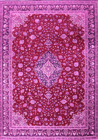 Medallion Pink Traditional Rug, tr1663pnk