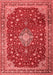 Medallion Red Traditional Area Rugs