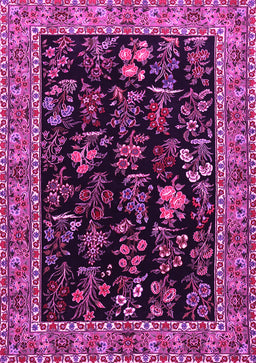 Animal Pink Traditional Rug, tr1664pnk