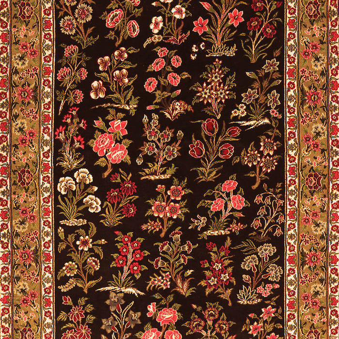 Animal Orange Traditional Rug, tr1664org