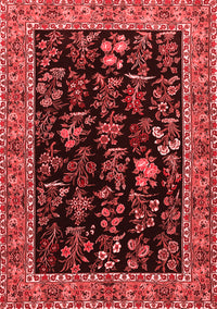 Animal Red Traditional Rug, tr1664red