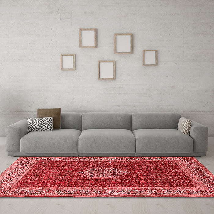 Traditional Red Washable Rugs