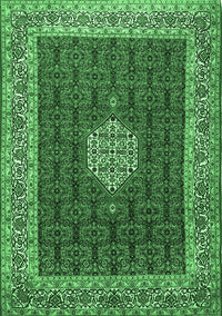 Persian Emerald Green Traditional Rug, tr1665emgrn