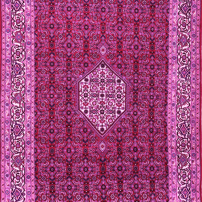 Machine Washable Persian Pink Traditional Rug, wshtr1665pnk