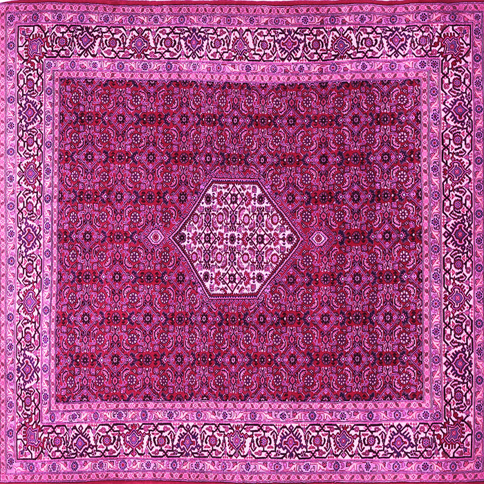 Square Persian Pink Traditional Rug, tr1665pnk