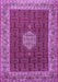 Machine Washable Persian Purple Traditional Area Rugs, wshtr1665pur