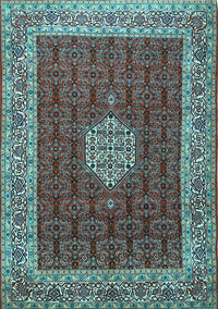 Persian Light Blue Traditional Rug, tr1665lblu