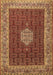 Machine Washable Persian Brown Traditional Rug, wshtr1665brn