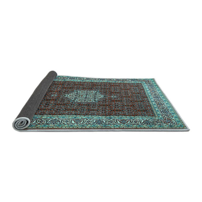 Sideview of Persian Light Blue Traditional Rug, tr1665lblu