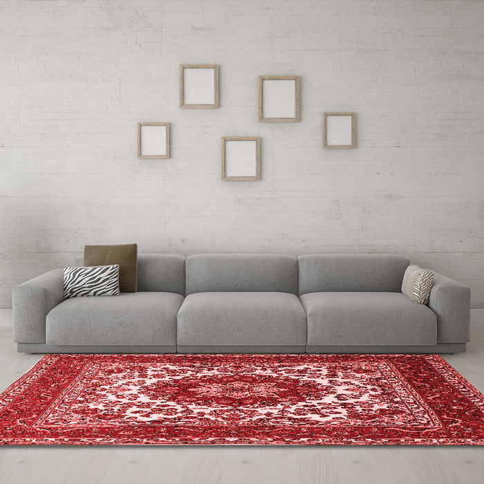 Traditional Red Washable Rugs
