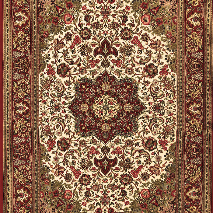 Medallion Brown Traditional Rug, tr1667brn