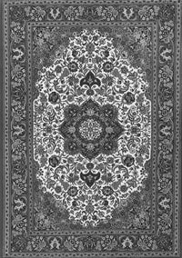 Medallion Gray Traditional Rug, tr1667gry