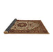 Sideview of Medallion Brown Traditional Rug, tr1667brn