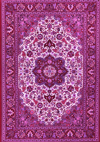 Medallion Pink Traditional Rug, tr1667pnk