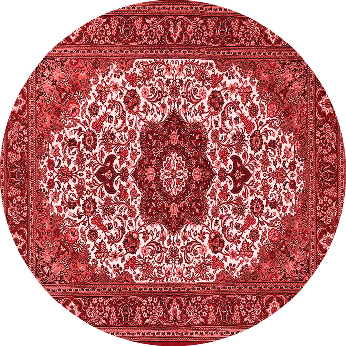 Medallion Red Traditional Rug, tr1667red