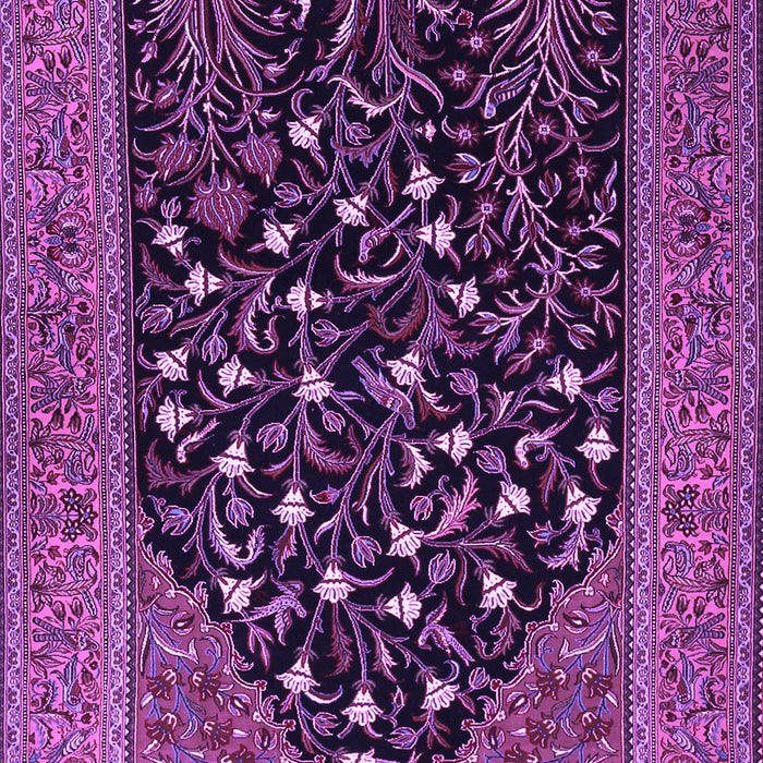 Machine Washable Animal Purple Traditional Area Rugs, wshtr1668pur