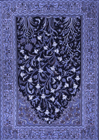 Animal Blue Traditional Rug, tr1668blu