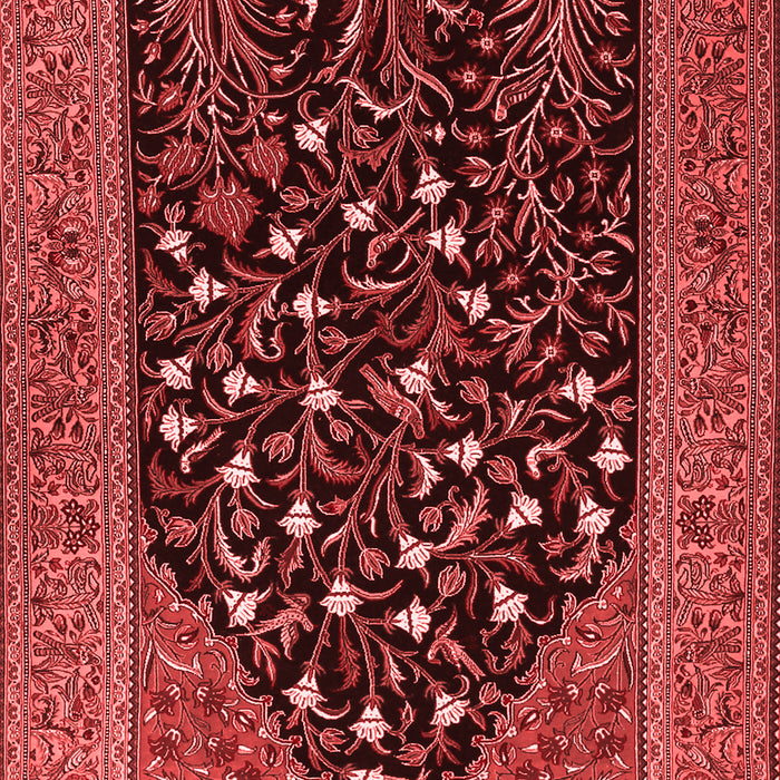 Machine Washable Animal Red Traditional Rug, wshtr1668red