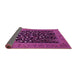 Sideview of Animal Pink Traditional Rug, tr1668pnk