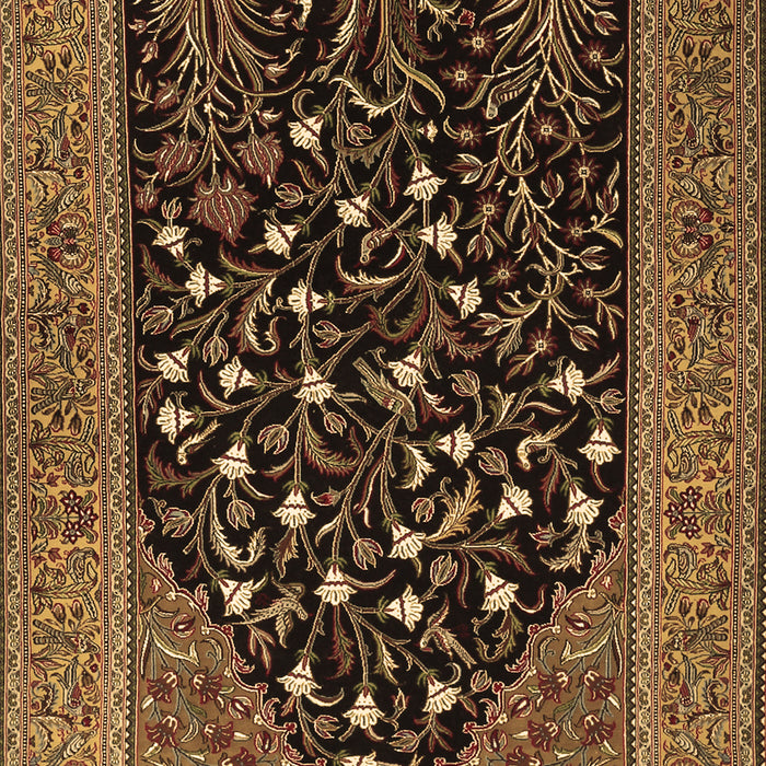 Machine Washable Animal Brown Traditional Rug, wshtr1668brn