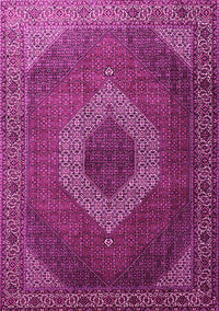 Medallion Pink Traditional Rug, tr1669pnk