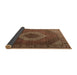 Sideview of Medallion Brown Traditional Rug, tr1669brn