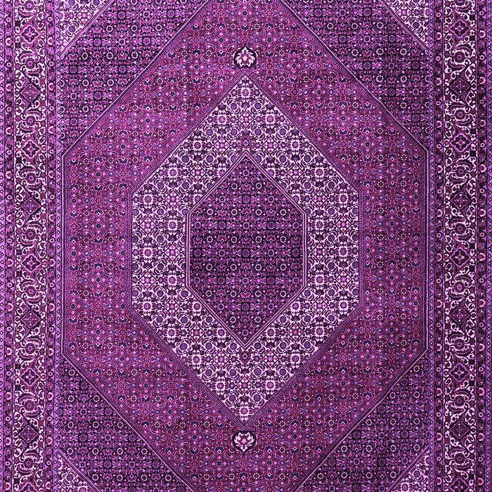 Machine Washable Medallion Purple Traditional Area Rugs, wshtr1669pur