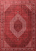 Medallion Red Traditional Area Rugs