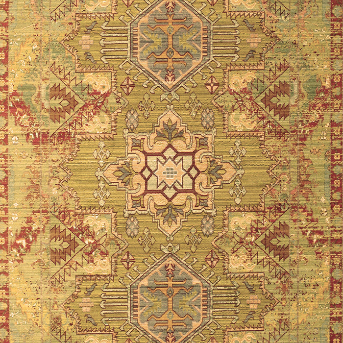 Machine Washable Persian Brown Traditional Rug, wshtr166brn