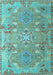 Persian Light Blue Traditional Rug, tr166lblu