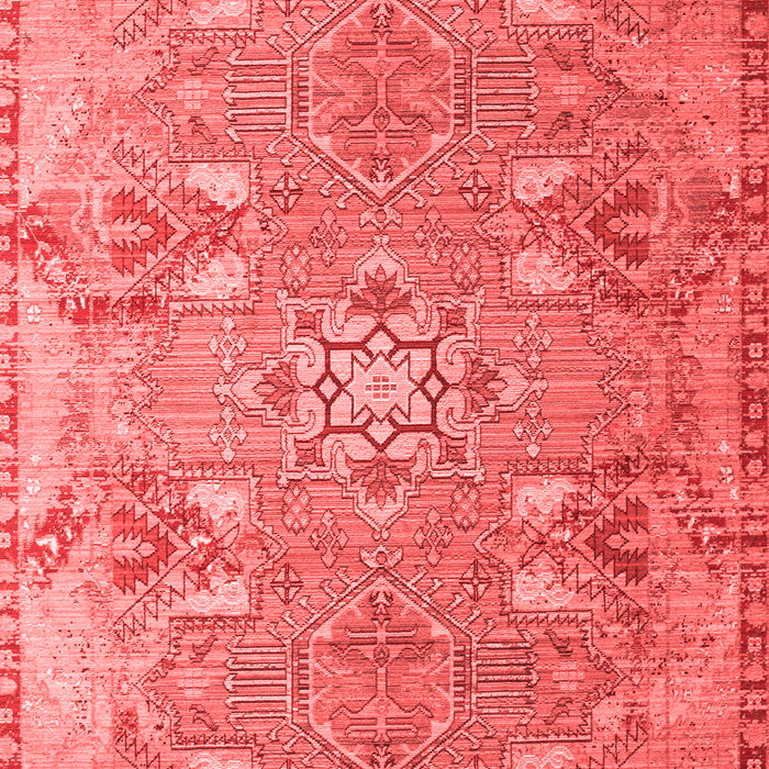 Machine Washable Persian Red Traditional Rug, wshtr166red