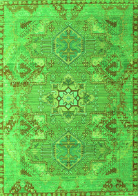 Persian Green Traditional Rug, tr166grn