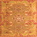 Serging Thickness of Persian Orange Traditional Rug, tr166org